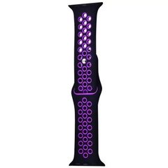 Ремінець for Apple Watch Sport Band 42 mm/44 mm (black/purple)