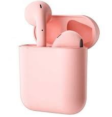 Бездротові bluetooth навушники inPods i12 eleven, pink