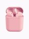 Бездротові bluetooth навушники inPods i12 eleven, pink