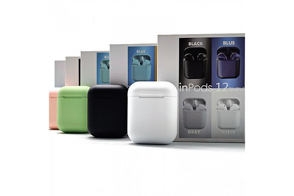 Беспроводные bluetooth наушники inPods i12 eleven, black