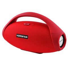 Портативная Bluetooth колонка Hopestar H31 с влагозащитой, красная USB, FM