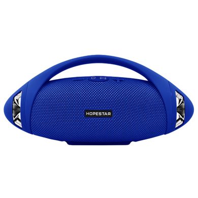 Портативная Bluetooth колонка Hopestar H37 с влагозащитой, blue USB, FM