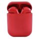 Бездротові bluetooth-навушники i31 5.0 з кейсом, red