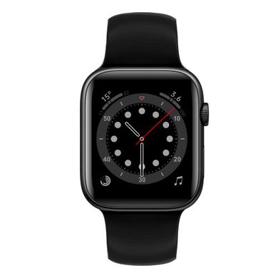 Apple Watch Series 6 M441, 100% копія 44mm Aluminium, бездротова зарядка, black