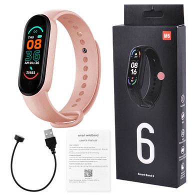 Фітнес-браслет Mi Smart Band M6, pink