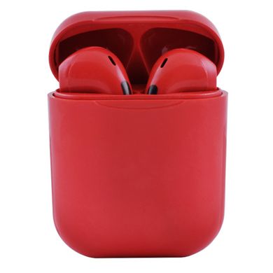 Бездротові bluetooth-навушники V33 5.0 з кейсом, red