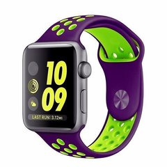 Ремешок for Apple Watch Sport Band Nike+ 42mm/44 mm (purple/green)