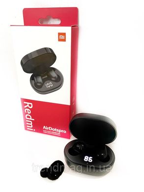 Беспроводные bluetooth-наушники Redmi AirDots PRO с кейсом, индикация заряда, black