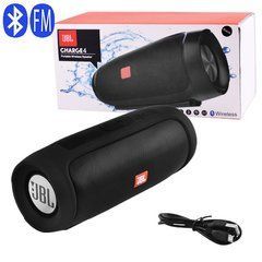 Портативна Bluetooth колонка Charge 4 колонка з USB, SD, FM Чорна