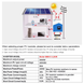 EASUN POWER 3.2KW Солнечный инвертор 220VAC Выход Чистая синусоида 80A MPPT 24V Солнечный контроллер заряда с 80A AC Charge Wi-Fi, Синий, ISolar-SMH-II-3.2KW-WIFI, Производитель