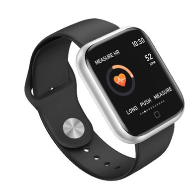 Розумний наручний годинник Smart Watch Apple band T80S, silver