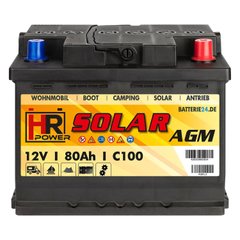 Аккумулятор HR Solar AGM 12V 80Ah