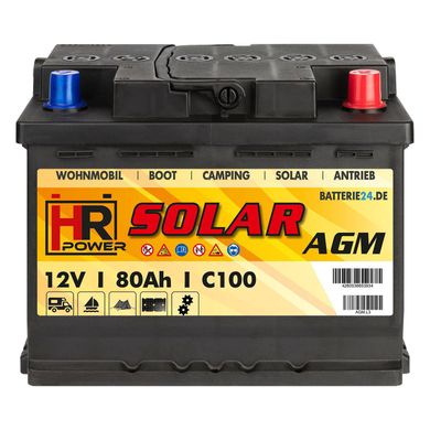 Аккумулятор HR Solar AGM 12V 80Ah