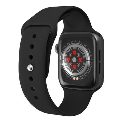 Розумний смарт годинник, Smart Watch Series 6 M443, 100% копія 44mm Aluminium, магнітна зарядка,black