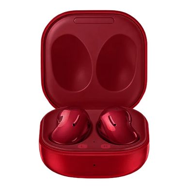 Бездротові bluetooth-навушники репліка Samsung Galaxy Buds Live з кейсом, red