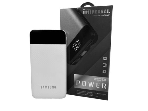 Портативная батарея, Power Bank Samsung 20 000mAh 2USB (1A + 1A). Білий