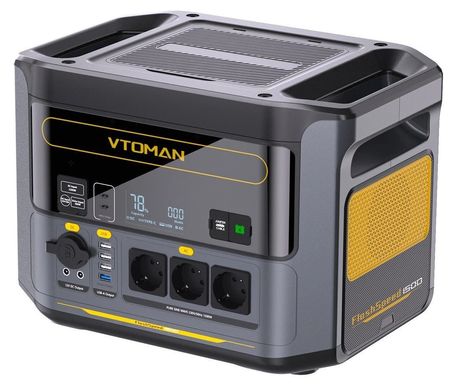 Портативна електростанція VTOMAN FlashSpeed ​​​​F1500 – 1548Wh | 1500 Вт | Функція ИБП