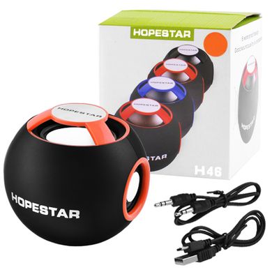 Портативная Bluetooth колонка Hopestar H46 с влагозащитой, Оранжевый USB