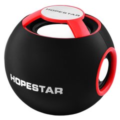 Портативна Bluetooth колонка Hopestar H46 з вологозахистом, Червоний USB