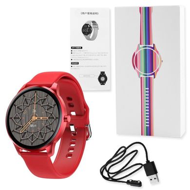 Умные смарт часы, Smart Watch LW29 SUPER AMOLED экран, red (IP68)