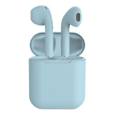 Бездротові bluetooth-навушники i12 5.0 з кейсом, blue