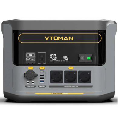 Портативная электростанция VTOMAN FlashSpeed ​​F1000 – 828Wh | 1000W | Функция UPS, ИБП