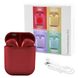 Беспроводные bluetooth-наушники inPods i12 eleven, metallic red