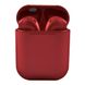 Бездротові bluetooth-навушники inPods i12 eleven, metallic red