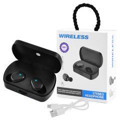 Бездротові bluetooth-навушники JBL TWS-10 5.0 з кейсом, black