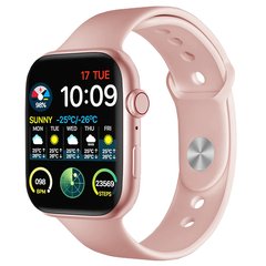 Умные смарт часы, Smart Watch Series 6 M442, 100% копия 44mm Aluminium, 2 ремешка, pink