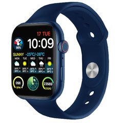 Умные смарт часы, Smart Watch Series 6 M442, 100% копия 44mm Aluminium, 2 ремешка, blue