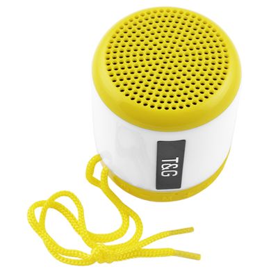 Беспроводная Bluetooth колонка JBL TG-156 МP3 цветомузыка, yellow