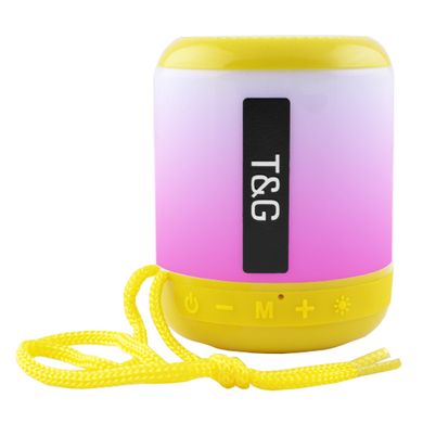 Беспроводная Bluetooth колонка JBL TG-156 МP3 цветомузыка, yellow