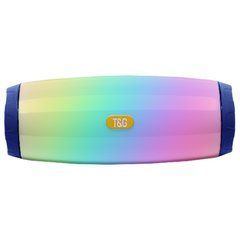 Беспроводная Bluetooth колонка JBL АК-156C МP3 FM цветомузыка, blue